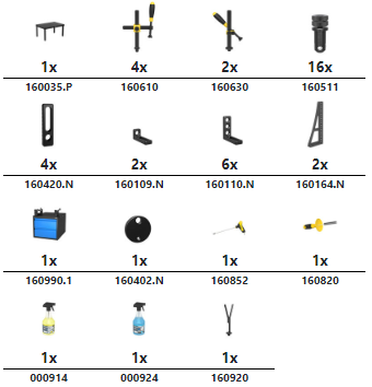 1x 160035.P 4x 160610 2x 160630 16x 160511 4x 160420.N 2x 160109.N 6x 160110.N 2x 160164.N 1x 160990.1 1x 160402.N 1x 160852 1x 160820 1x 000914 1x 000924 1x 160920