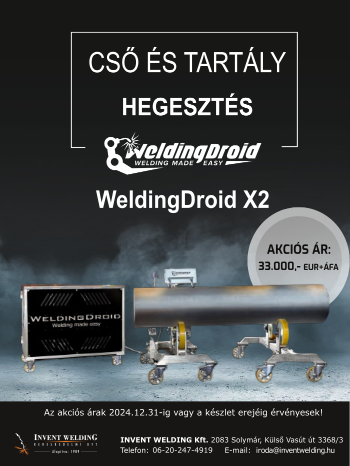 WeldingdroidX2 Invent Welding akcio